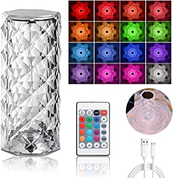 16 Colors Rechargeable Touch Table Lamp
