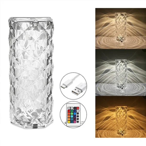 16 Colors Rechargeable Touch Table Lamp