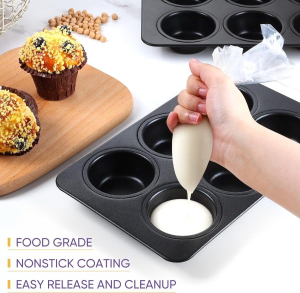 6-cup Non-stick Muffin Cupcake Baking Tray