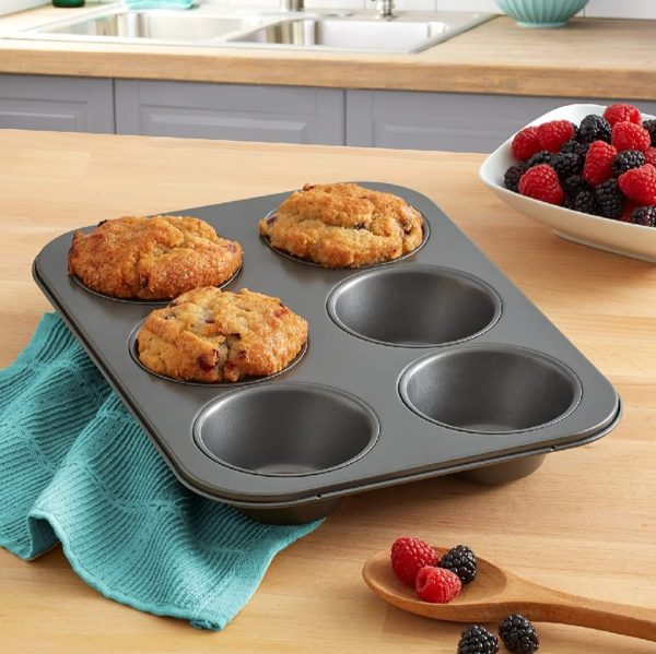 6-cup Non-stick Muffin Cupcake Baking Tray