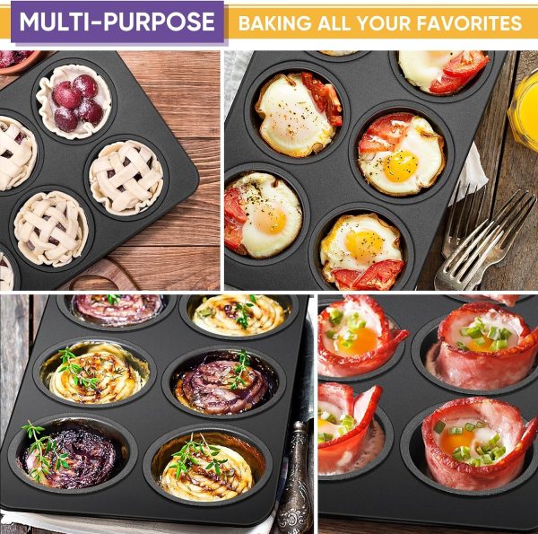 6-cup Non-stick Muffin Cupcake Baking Tray