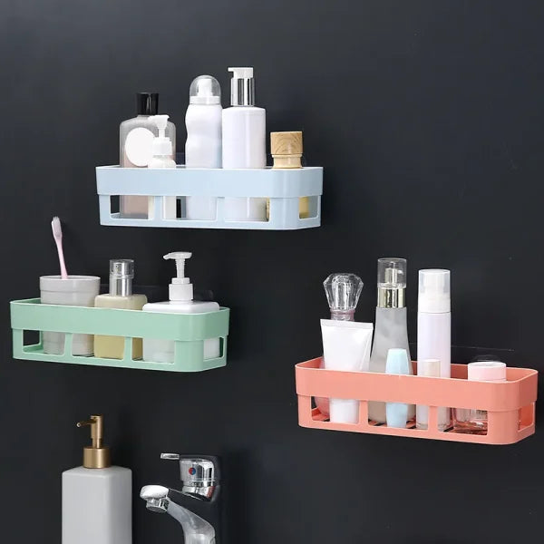 Bathroom Adhesive Storage Rack