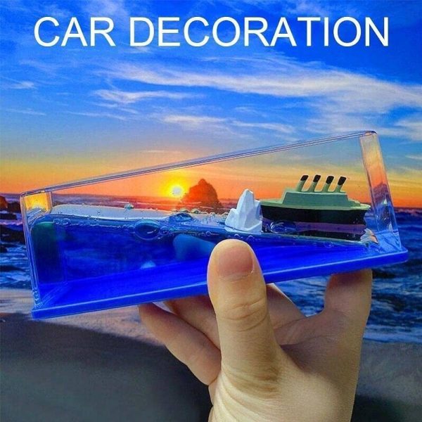 Moving Titanic Liquid Wave Ship