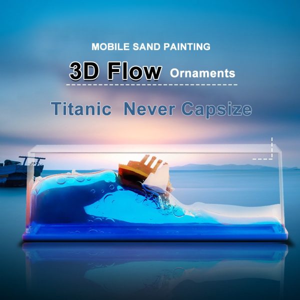 Moving Titanic Liquid Wave Ship
