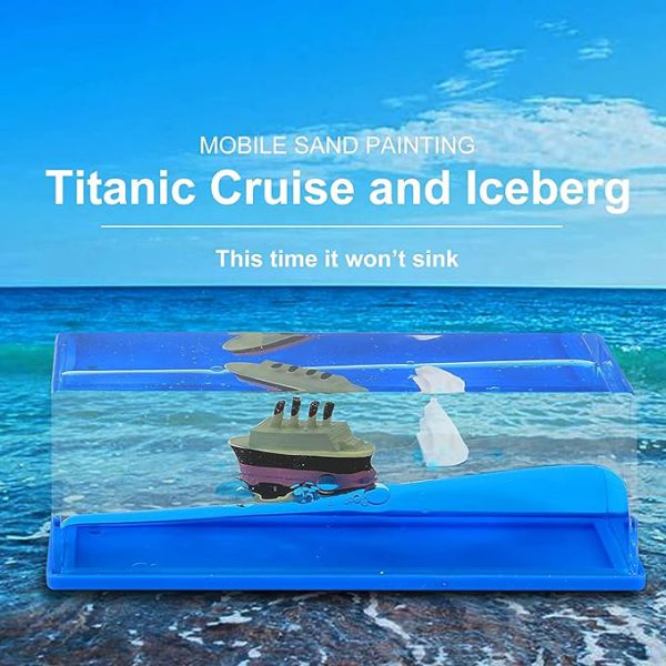 Moving Titanic Liquid Wave Ship