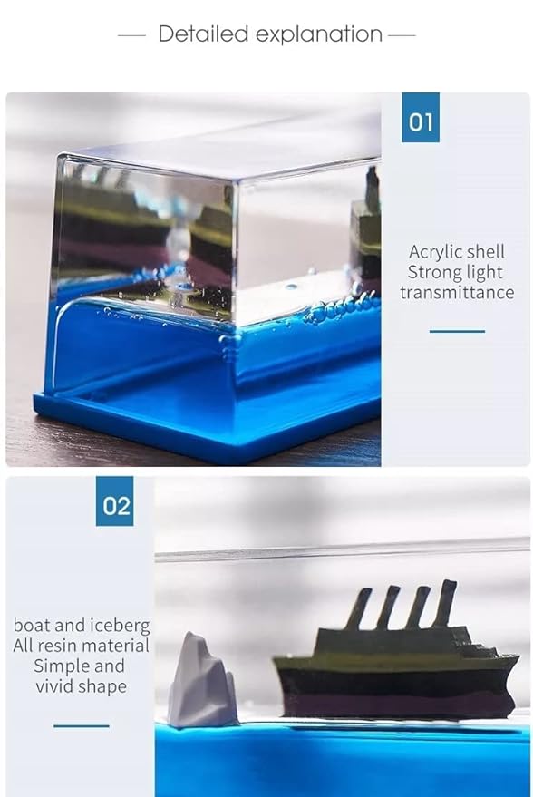 Moving Titanic Liquid Wave Ship
