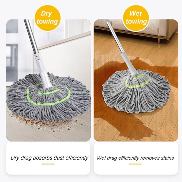 2-in-1 DehydrateTwist Fine Fiber Floor Mop