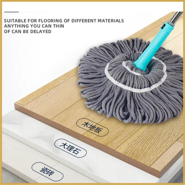 2-in-1 DehydrateTwist Fine Fiber Floor Mop