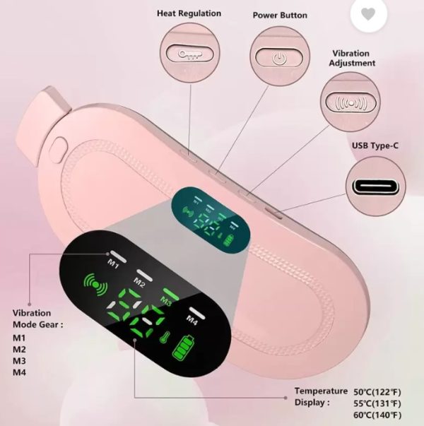 Portable Menstrual Heating Pad Cramp Relief Belt
