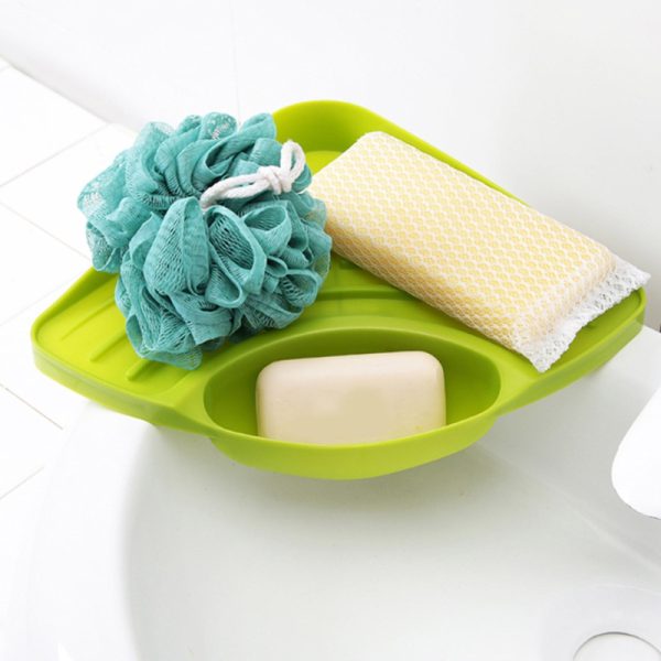 Multi-purpose Triangular Sink Drain Rack