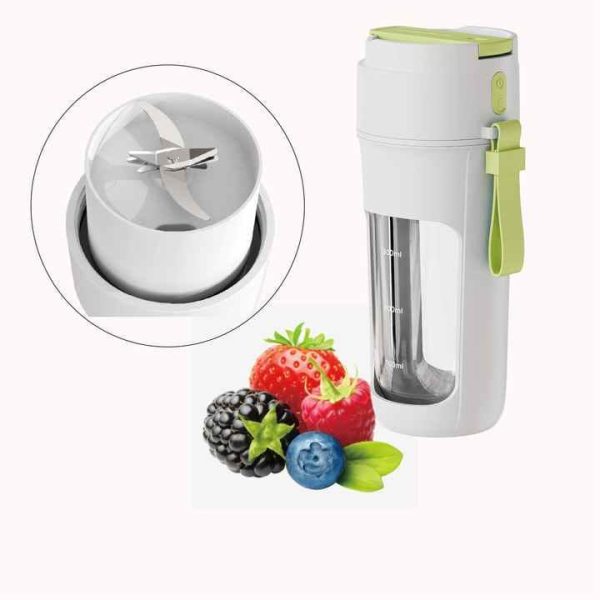 8 Blades- Mini Portable Rechargeable Juicer Blender