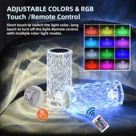 16 Colors Rechargeable Touch Table Lamp