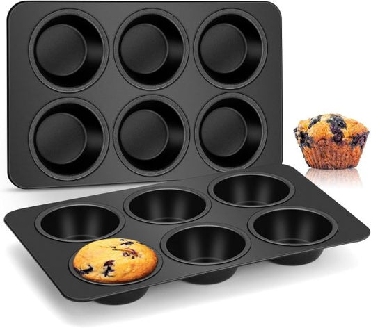 6-cup Non-stick Muffin Cupcake Baking Tray