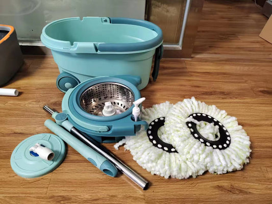 Easy Spin Magical Mop Set with steel Bucket