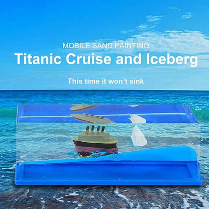 Moving Titanic Liquid Wave Ship