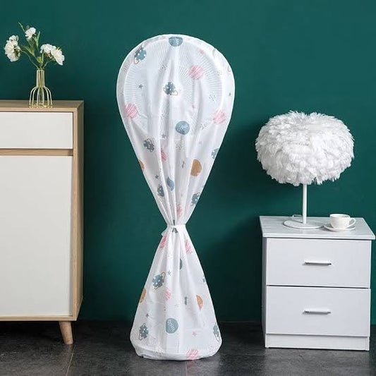 Dust Protecting Fan Cover With Colorful Pattern Design