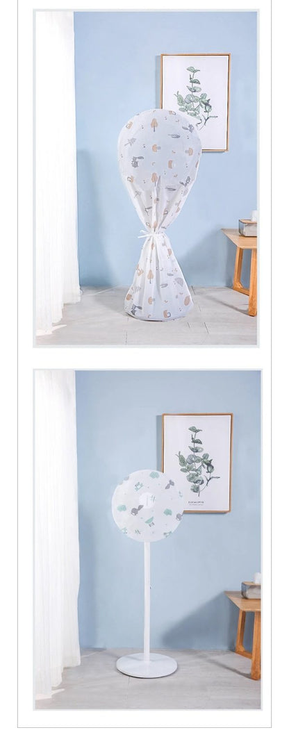 Dust Protecting Fan Cover With Colorful Pattern Design