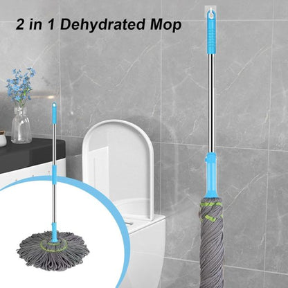 2-in-1  DehydrateTwist Fine Fiber Floor Mop