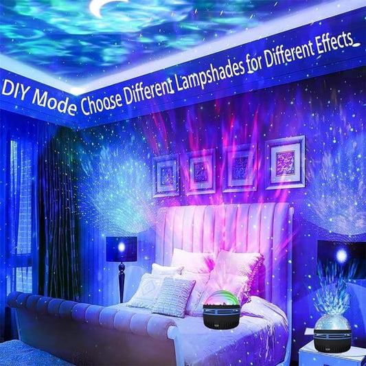 Rotating Galaxy Projector Night Lamp( With Remote )