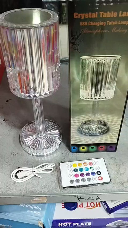 Rgb Crystal Touch Table Lamp