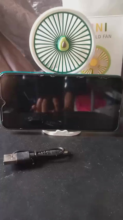 Multifunctional Mini Fan with phone holder