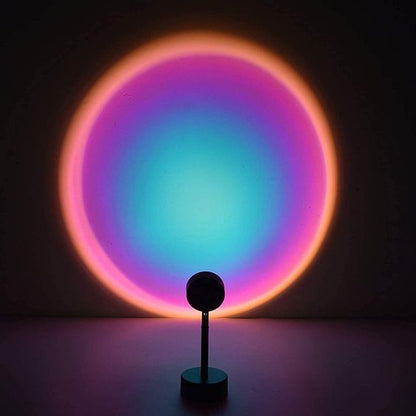 Multi Color Sunset Lamp  With Remote