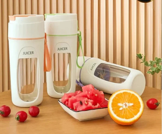 8 Blades- Mini Portable Rechargeable Juicer Blender